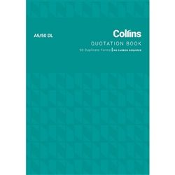 COLLINS QUOTATION BOOK A5/50DL
