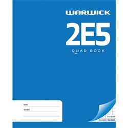 EXERCISE BOOK WARWICK 2E5 HARD COVER