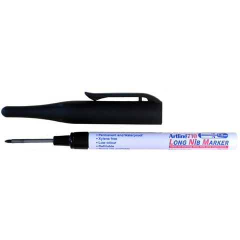 PERMANENT MARKER ARTLINE 710 BLACK EXTRA