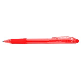 BALLPOINT PEN PENTEL WOW BK417 RED 0.7MM