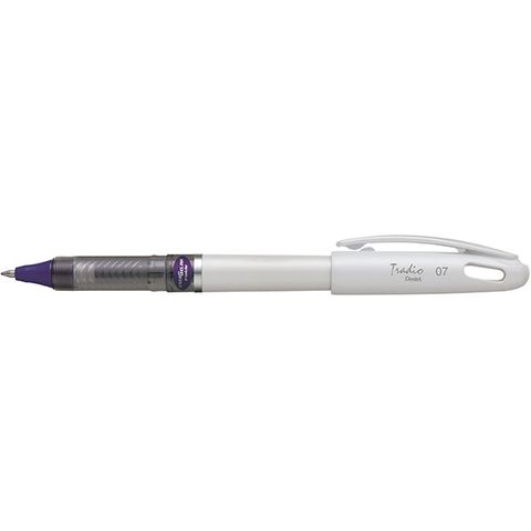 PENTEL ENERGEL PEN TRADIO MED VIOLET/WHT