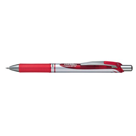 PEN ENERGEL GEL ROLLER BL77 0.7MM RED