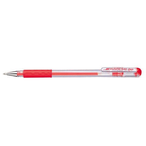 PEN PENTEL HYBRID GEL GRIP RED 0.6MM