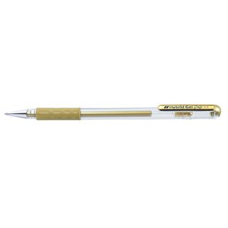 PEN PENTEL HYBRID GEL GRIP GOLD 0.8MM