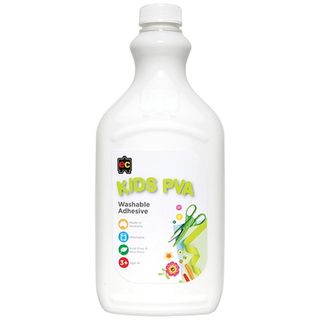 PVA GLUE EC KIDS WASHABLE WHITE 2L