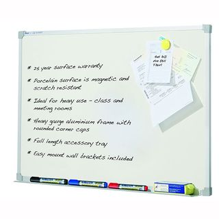 WHITEBOARD QUARTET PORCELAIN 900X600MM