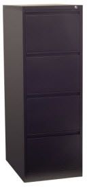 FILING CABINET FIRSTLINE 4 DRAWER BLACK