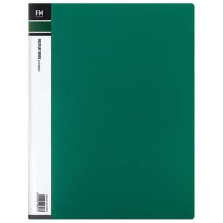 DISPLAY/CLEAR BOOK FM GREEN 20 POCKET