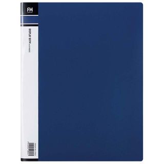 DISPLAY/CLEAR BOOK FM BLUE 20 POCKET