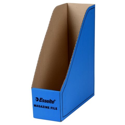 ESSELTE MAGAZINE FILE CARDBOARD BLUE