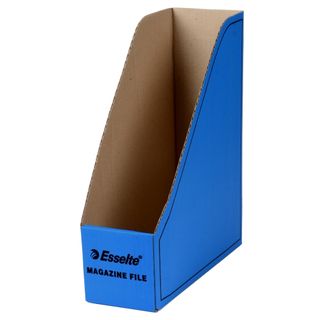 ESSELTE MAGAZINE FILE CARDBOARD BLUE