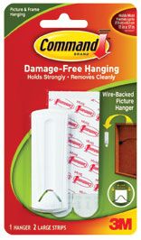 PICTURE HANGER 3M COMMAND ADHESIVE 17041