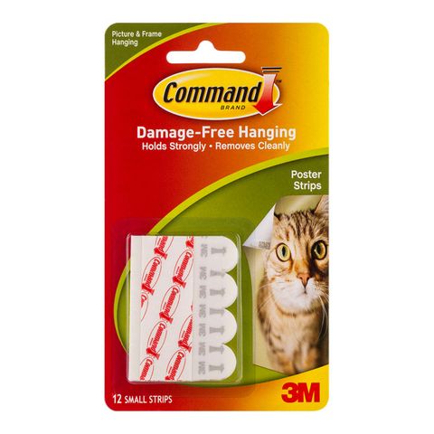 3M COMMAND ADHESIVE POSTER STRIPS 17024