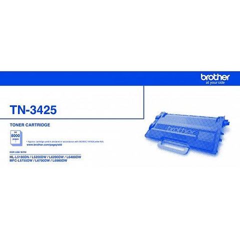 LASER TONER BROTHER TN-3425  BLACK