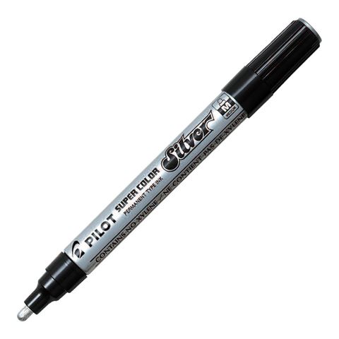 PILOT SUPER COLOUR PAINT MARKER M SILVER