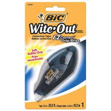 CORRECTION TAPE BIC EZ GRIP