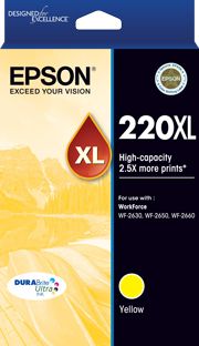 INKJET CARTRIDGE EPSON 220XL YELLOW