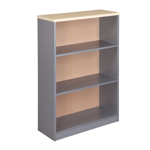 BOOKCASE EKO 1200HX800W MAPLE/SILVER