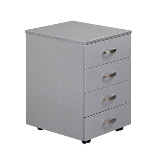 EKO MOBILE 4 DRAWER SILVER