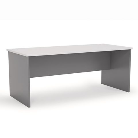 ERGOPLAN DESK W1800XD800XH730 SILVER/WH