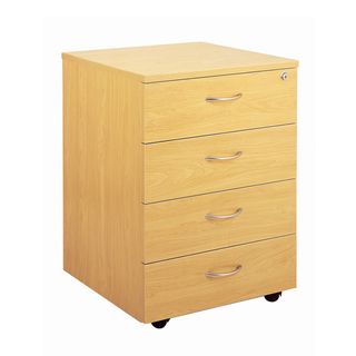 ERGOPLAN MOBILE 4 DRAWER LOCKING TAWA