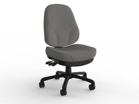 OFFICE CHAIR KNIGHT PLYMOUTH ALLOY GREY