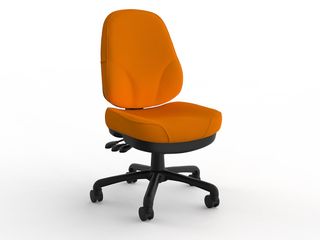 OFFICE CHAIR KNIGHT PLYMOUTH BRIGHT ORAN