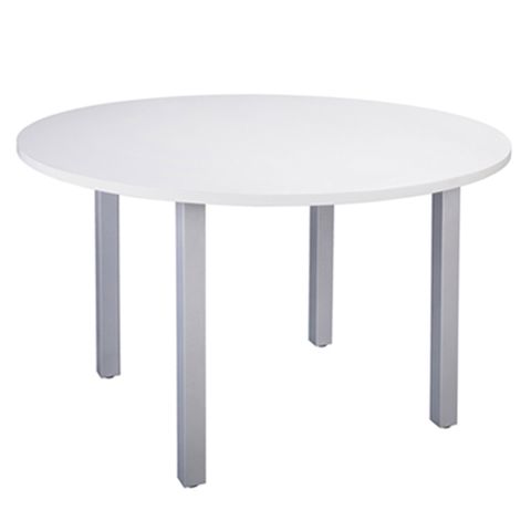 MEETING TABLE CUBIT WHITE 1200MM DIA