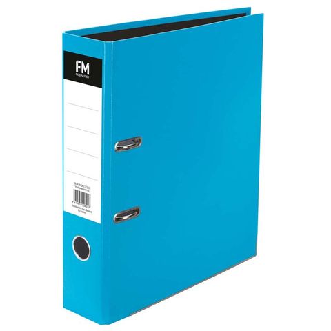 LEVER ARCH FILE FM VIVID A4 ICE BLUE