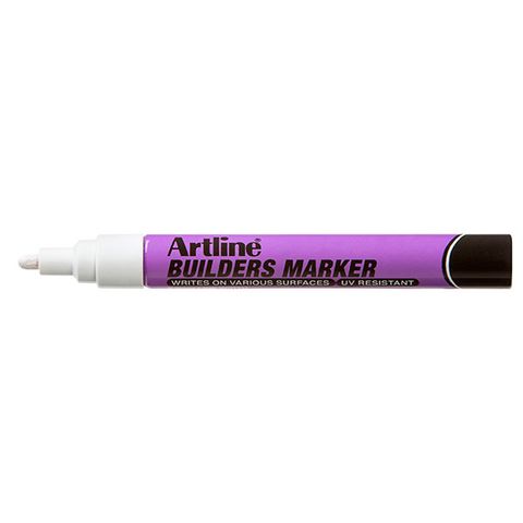 ARTLINE BUILDERS PERMANENT MARKER WHITE