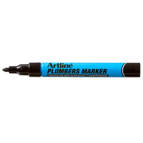 ARTLINE PLUMBERS PERMANENT MARKER BLACK