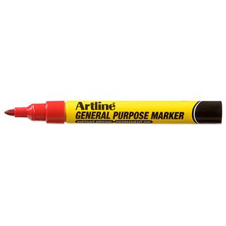 ARTLINE GENERAL PURPOSE MARKER RED