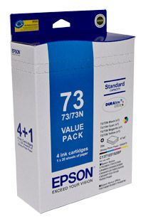 INKJET CARTRIDGE EPSON 73N VALUE PACK