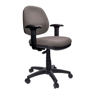 BURO IMAGE CHAIR WITH ARMS CHARCOAL