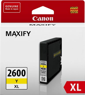 INKJET CARTRIDGE CANON PGI2600XL YELLOW