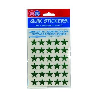 STAR LABEL QUIK STIK 15MM GREEN PK135