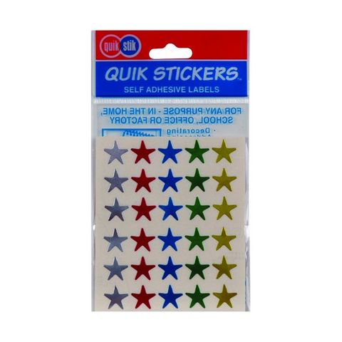 STAR LABEL QUIK STIK 15MM MULTI PK135