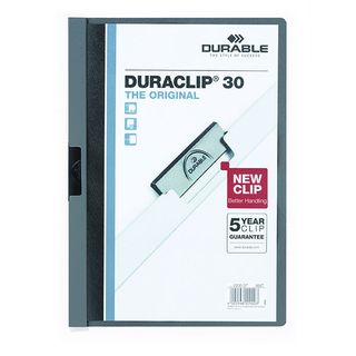 DURABLE DURACLIP FILE A4 GREY 30 SHEET