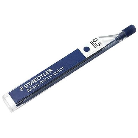 STAEDTLER PENCIL LEAD 254 0.5 BLUE 12'S