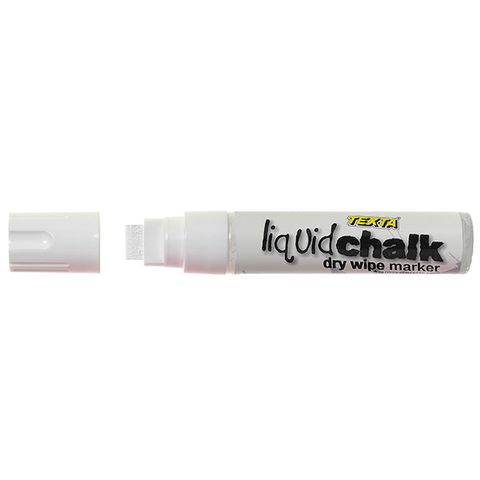 TEXTA JUMBO LIQUID CHALK DRY WIPE WHITE