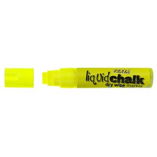 TEXTA JUMBO LIQUID CHALK DRY WIPE YELLOW