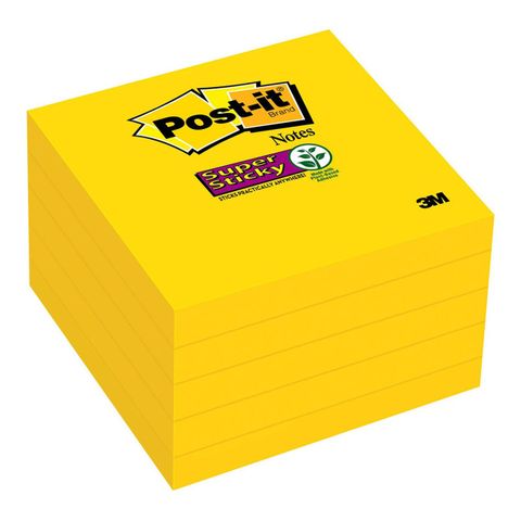 POST-IT SUPER STICKY NOTE 654-5SSY YELLO