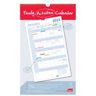 SASCO FAMILY ACTIVITY WALL CALENDAR 2023