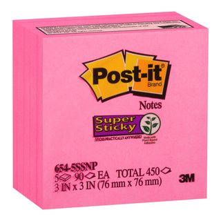 Post-it Super Sticky 654-5SSNP 76x76 pk5