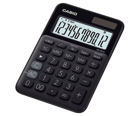 CALCULATOR CASIO MS20UCBK DESKTOP BLACK