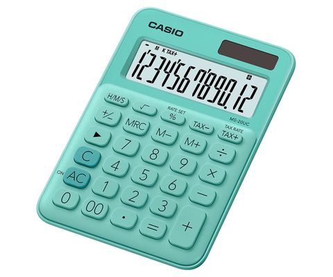 CALCULATOR CASIO MS20NCGN DESKTOP GREEN