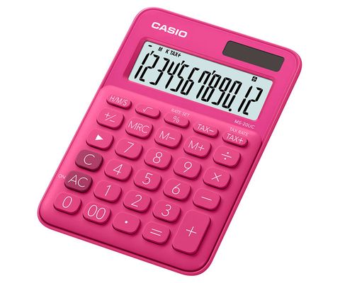 CALCULATOR CASIO MS20UCRD DESKTOP RED