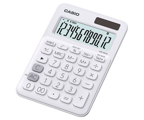 CALCULATOR CASIO MS20UCWE DESKTOP WHITE