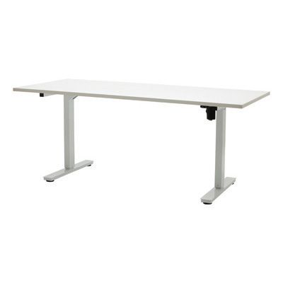 DESK TIDAL SIT TO STAND WHITE STANDARD