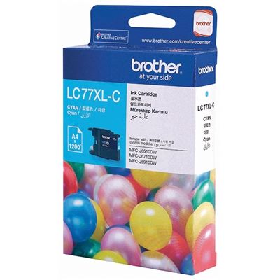 INKJET CARTRIDGE BROTHER LC-77XLC CYAN